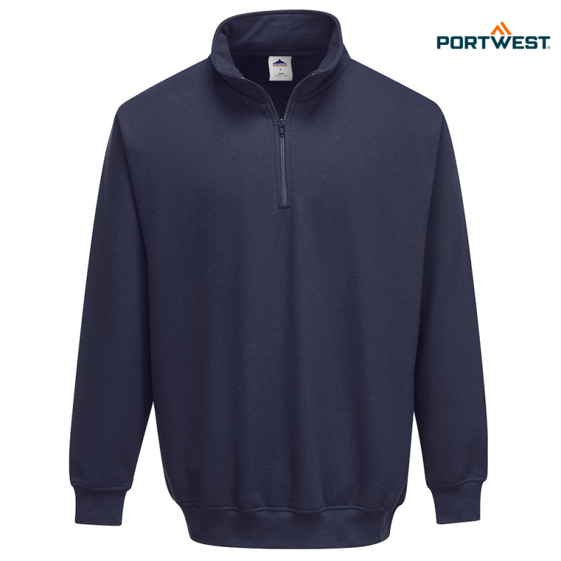 Portwest delovni pulover s kratko zadrgo Sorrento B309, Delovna oblačila, Delovni puloverji