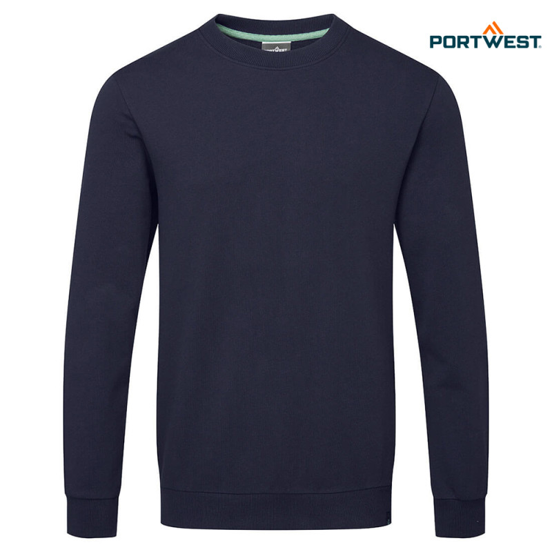 Portwest delovni pulover iz organskega bombaža EC300, Delovna oblačila, Delovni puloverji