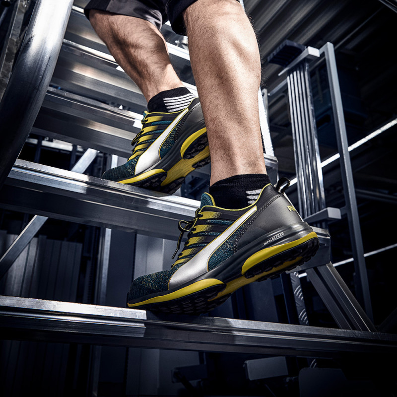 Puma 64.452 / 64.454 / 64.455 CHARGE ORANGE LOW S1P ESD HRO SRC, Delovna obutev, Nizki delovni čevlji, Ženski delovni čevlji, S1 / S1P, ESD