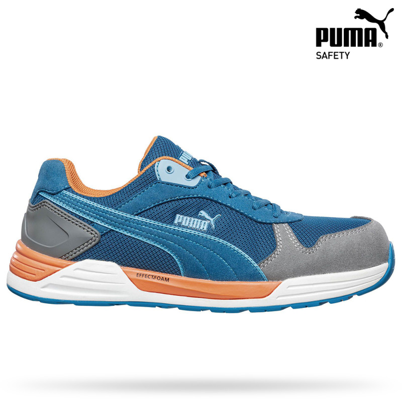 Puma 64.464 / 64.466 / 64.467 FRONTSIDE BLUE LOW S1P ESD HRO SRC, Delovna obutev, Nizki delovni čevlji, S1 / S1P, ESD