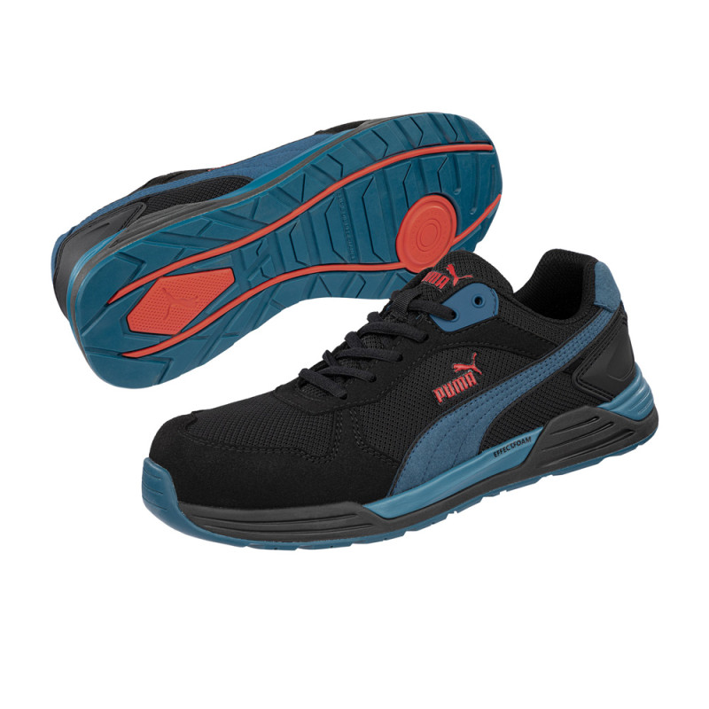 Puma 64.464 / 64.466 / 64.467 FRONTSIDE BLUE LOW S1P ESD HRO SRC, Delovna obutev, Nizki delovni čevlji, S1 / S1P, ESD