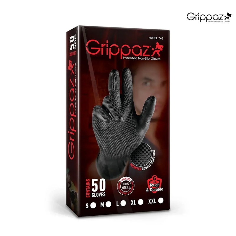 Grippaz 246 nitrilne rokavice za enkratno uporabo