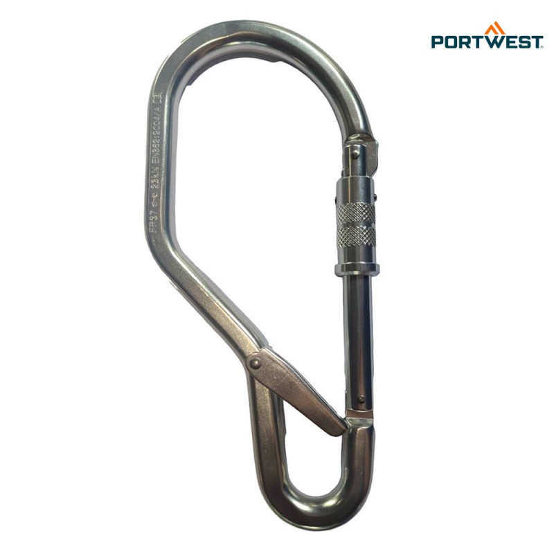 Portwest aluminijasti kavelj Tower FP37, Delo na višini, Karabini