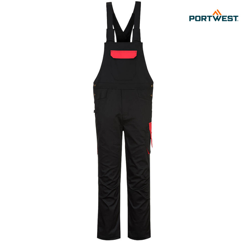 Portwest delovne hlače z naramnicami PW243 - PW2, Delovna oblačila, Delovne hlače z naramnicami