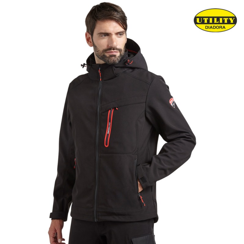 Diadora SOFTSHELL DUCATI 702.180073, Delovna oblačila, Delovne jakne in bunde