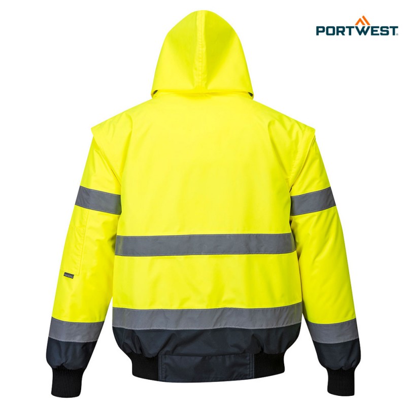 Portwest C465 bomber 3-v-1 Hi-Vis , Delovna oblačila, Delovne jakne in bunde