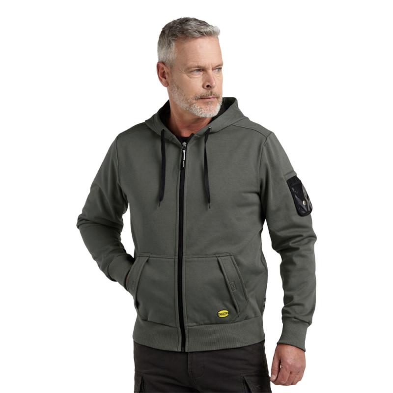 Diadora MEMBRANE HOODIE FZ 702.173555, Delovna oblačila, Delovne jope in flisi