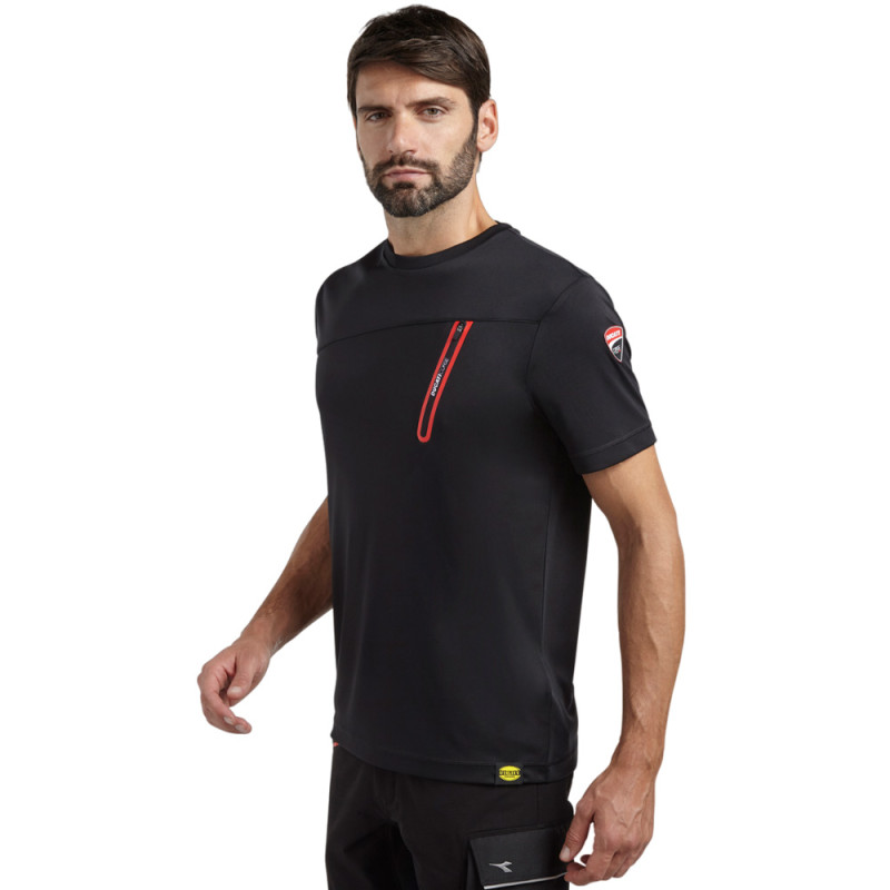 Diadora PLUS DUCATI 702.180076, Delovna oblačila, Delovne majice s kratkimi rokavi, Delovne majice