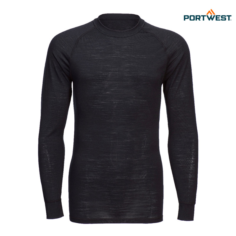 Portwest termo majica iz merino volne B183, Delovna oblačila, Delovne majice, Termo majice