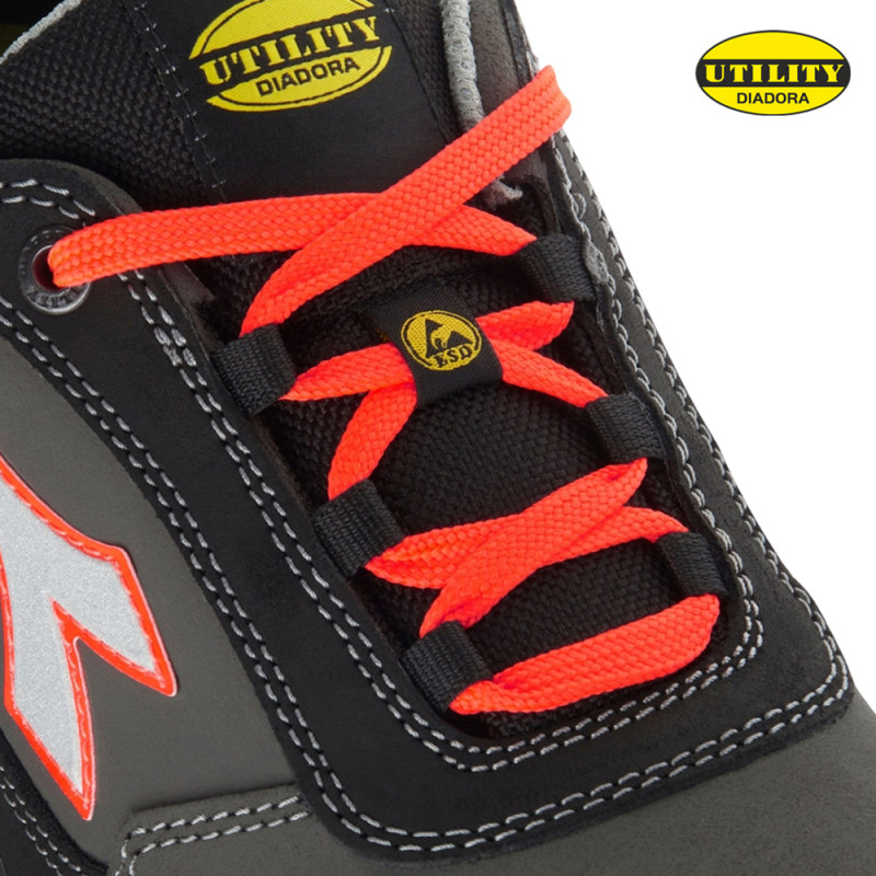 Diadora SHARK STABLE IMPACT LEATHER LOW S3S FO SR SC ESD, Delovna obutev, Nizki delovni čevlji, S3, ESD