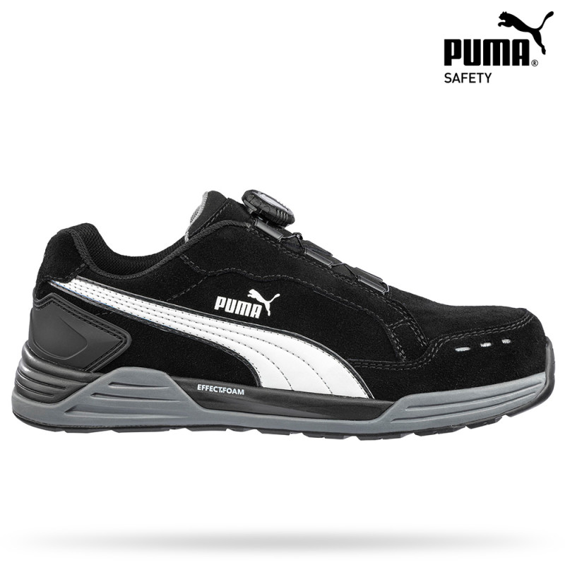 Puma 64.4651 AIRTWIST DISC BLACK LOW S3 ESD, Delovna obutev, Nizki delovni čevlji, S3, ESD