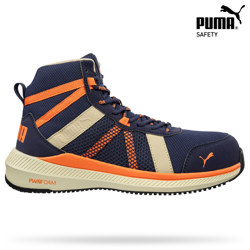 Puma delovni čevlji 63.504 Rival MID S1PS ESD FO HRO SR, Delovna obutev, Visoki delovni čevlji, S1 / S1P