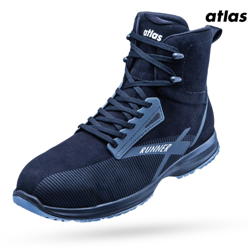 Atlas delovni čevlji RUNNER 105 S3 SRC ESD, Delovna obutev, Visoki delovni čevlji, Ženski delovni čevlji, S3, ESD
