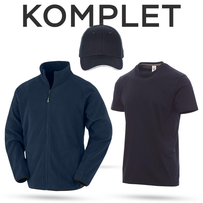 Delovni komplet FLIS - MAJICA - KAPA S ŠILTOM, Delovni kompleti