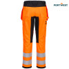 Portwest dobrovidne delovne hlače CD889 WX2 Hi-Vis Eco, Dobrovidna delovna oblačila, Dobrovidne delovne hlače, Dobrovidne delovne hlače do pasu