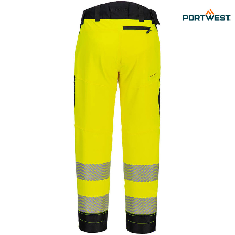 Portwest dobrovidne delovne hlače DX453 DX4 Hi-Vis, Dobrovidna delovna oblačila, Dobrovidne delovne hlače, Dobrovidne delovne hlače do pasu