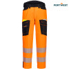 Portwest dobrovidne delovne hlače DX453 DX4 Hi-Vis, Dobrovidna delovna oblačila, Dobrovidne delovne hlače, Dobrovidne delovne hlače do pasu