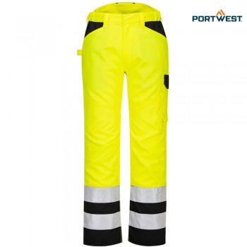 Portwest dobrovidne delovne hlače PW241 PW2 Hi-Vis