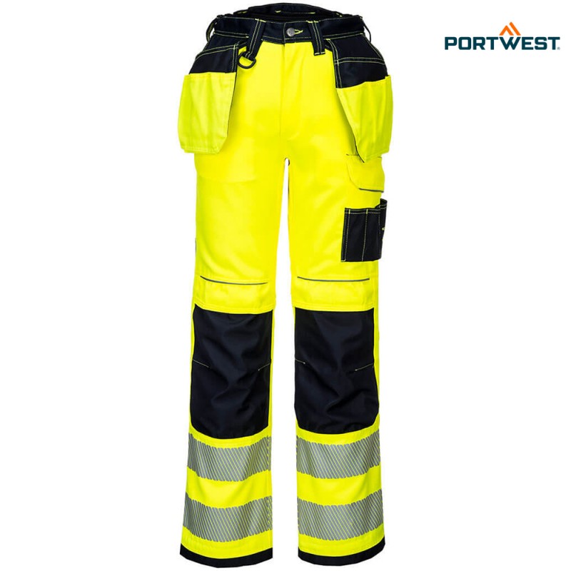 Portwest dobrovidne delovne hlače PW306 PW3, Dobrovidna delovna oblačila, Dobrovidne delovne hlače, Dobrovidne delovne hlače do pasu