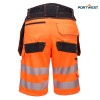 Portwest delovne kratke hlače PW343 PW3 Hi-Vis, Dobrovidna delovna oblačila, Dobrovidne delovne hlače, Dobrovidne delovne kratke hlače