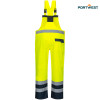 Portwest dobrovidne dežne delovne hlače S488 Hi-Vis, Dobrovidna delovna oblačila, Dobrovidne delovne hlače, Dobrovidne dežne hlače