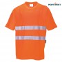 Portwest dobrovidna delovna majica S172 Cotton Comfort Hi-Vis