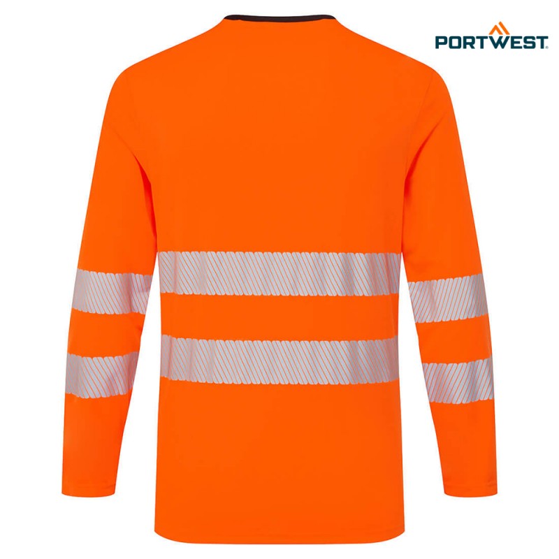 Portwest dobrovidna delovna majica DX416 Hi-Vis DX4, Dobrovidna delovna oblačila, Dobrovidne delovne majice, Dobrovidne majice z dolgimi rokavi