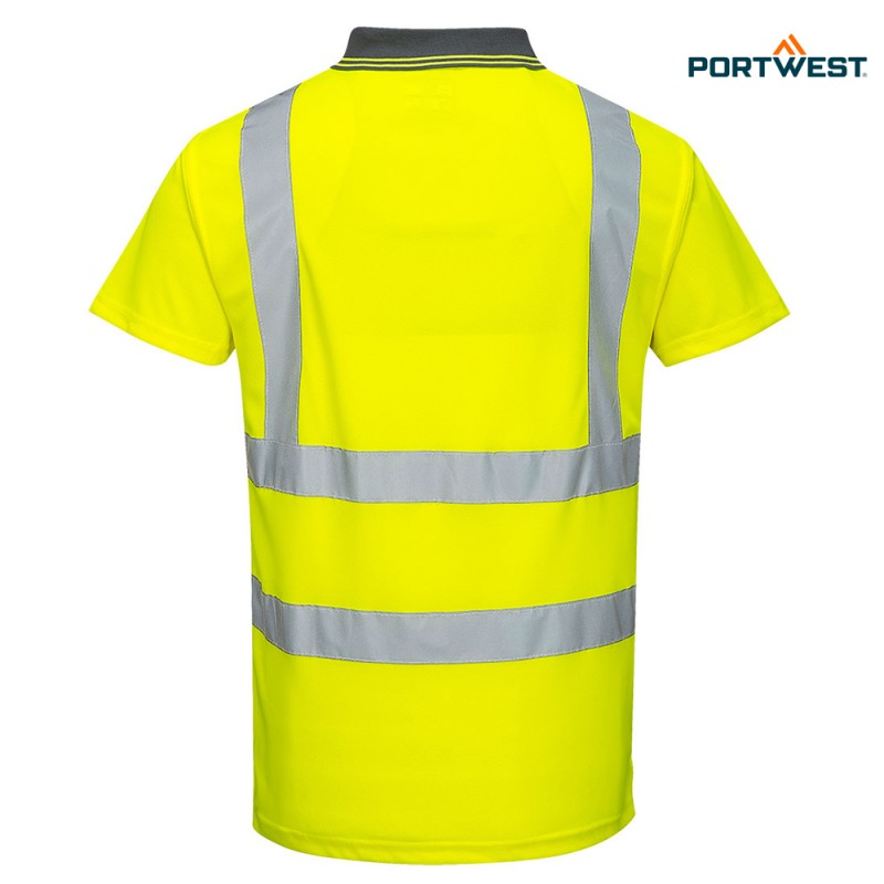 Portwest dobrovidna delovna polo majica S477 Hi-Vis, Dobrovidna delovna oblačila, Dobrovidne delovne majice, Dobrovidne polo majice
