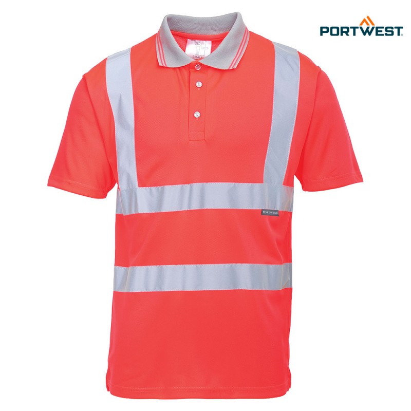 Portwest dobrovidna delovna polo majica S477 Hi-Vis, Dobrovidna delovna oblačila, Dobrovidne delovne majice, Dobrovidne polo majice